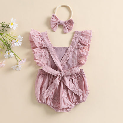 Children's Bodysuit Floral + Sash