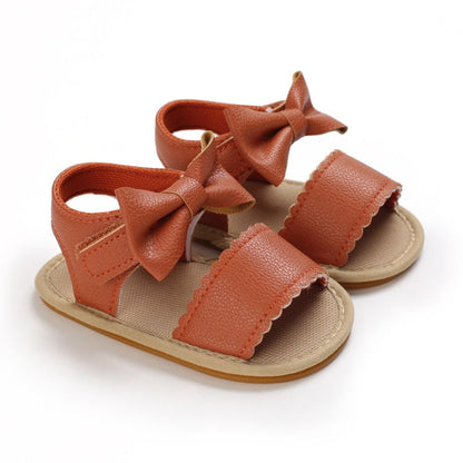 Bow and Velcro Sandal