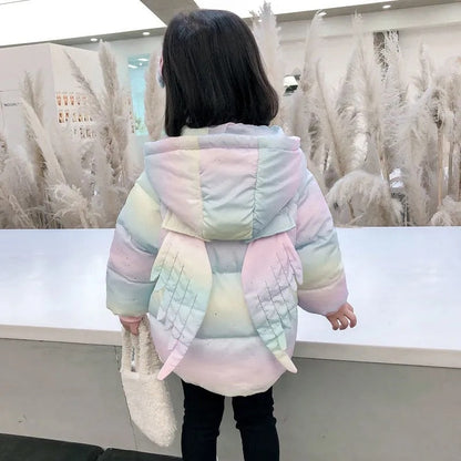 Children's colorful coat with wings