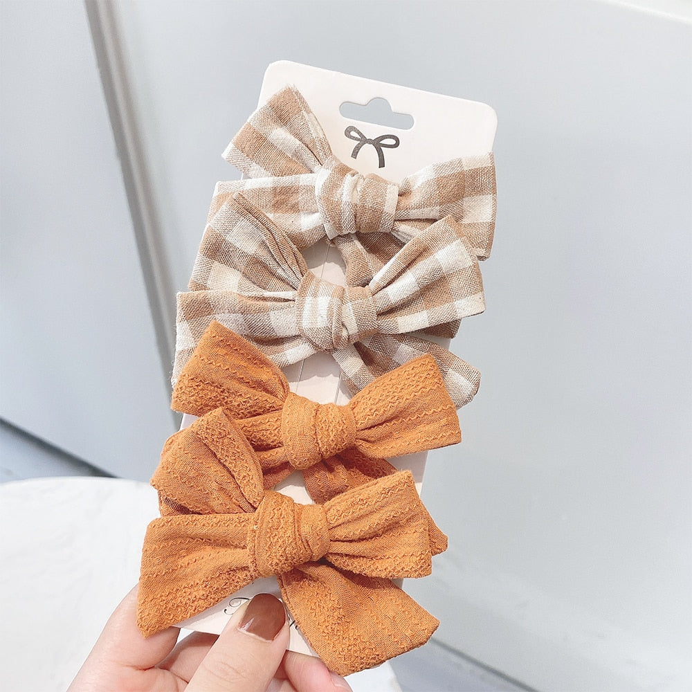 4Pcs/set Emily Hair Bows Clips