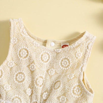 Bodysuit Sleeveless Lace Dress