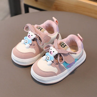 Teddy Bear Velcro and Teddy Bear Children's Sneakers