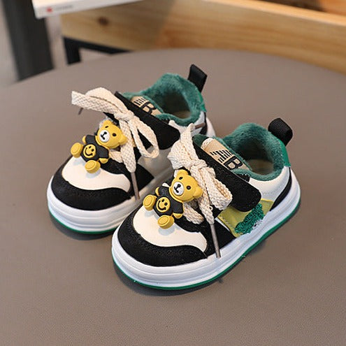 Teddy Bear Velcro and Teddy Bear Children's Sneakers