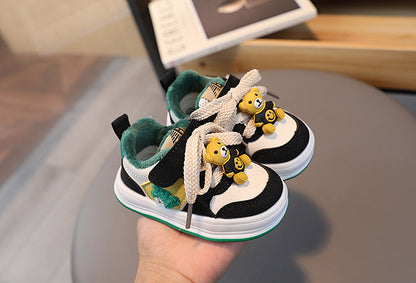 Teddy Bear Velcro and Teddy Bear Children's Sneakers