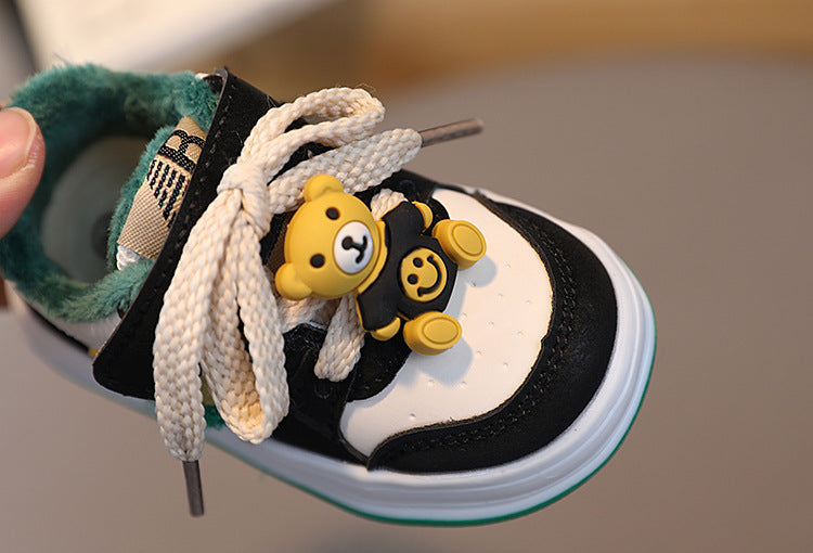 Teddy Bear Velcro and Teddy Bear Children's Sneakers