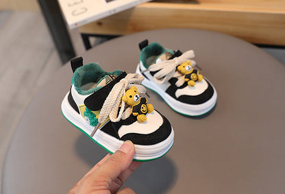 Teddy Bear Velcro and Teddy Bear Children's Sneakers