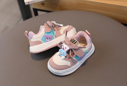 Teddy Bear Velcro and Teddy Bear Children's Sneakers