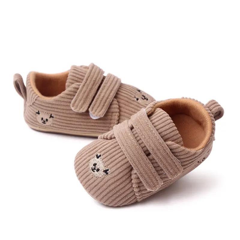 Children's Boots Velcro Double Teddy Bear