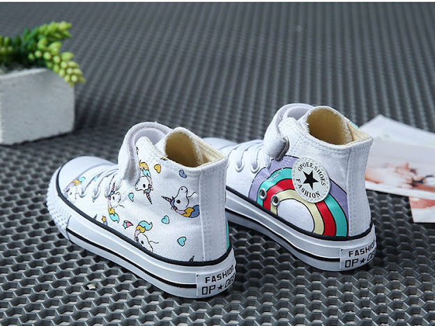 Children's All Star Booties Unicorn