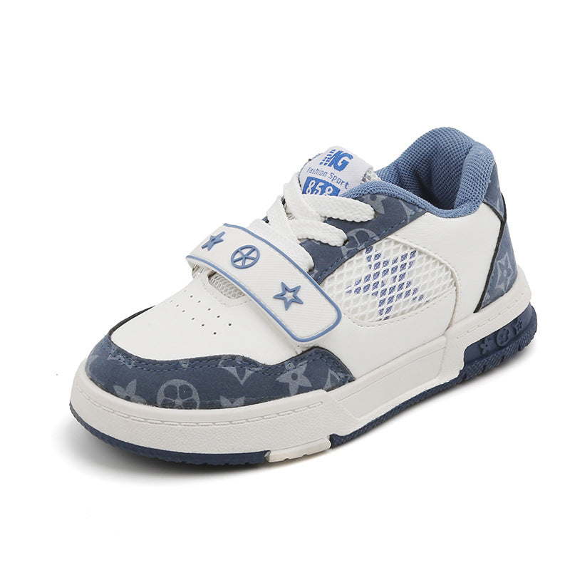 Children's LV Sport Velcro Sneakers