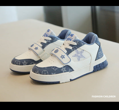 Children's LV Sport Velcro Sneakers