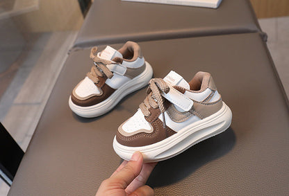 Children's Sneakers Nk Fashion Velcro and Shoelace