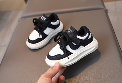 Children's Sneakers Nk Fashion Velcro and Shoelace