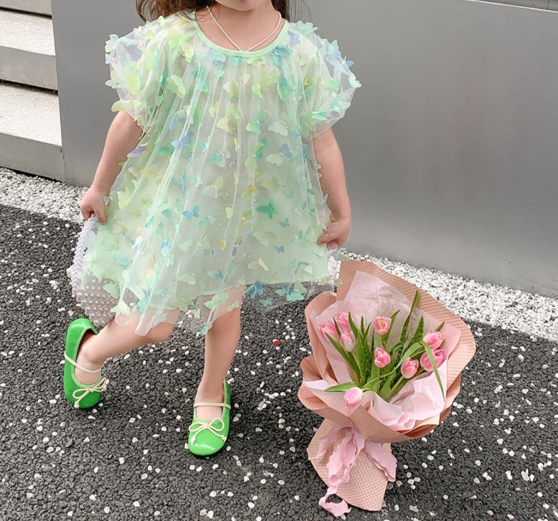 3D Tulle Children's Dress