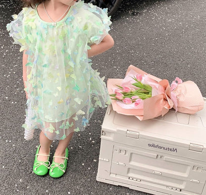 3D Tulle Children's Dress