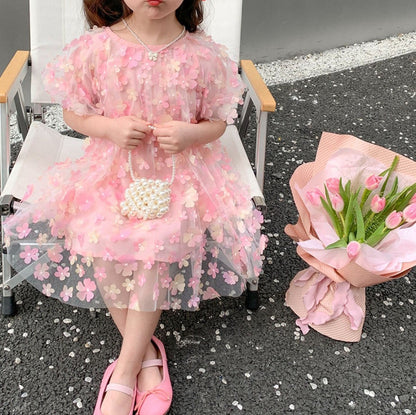 3D Tulle Children's Dress