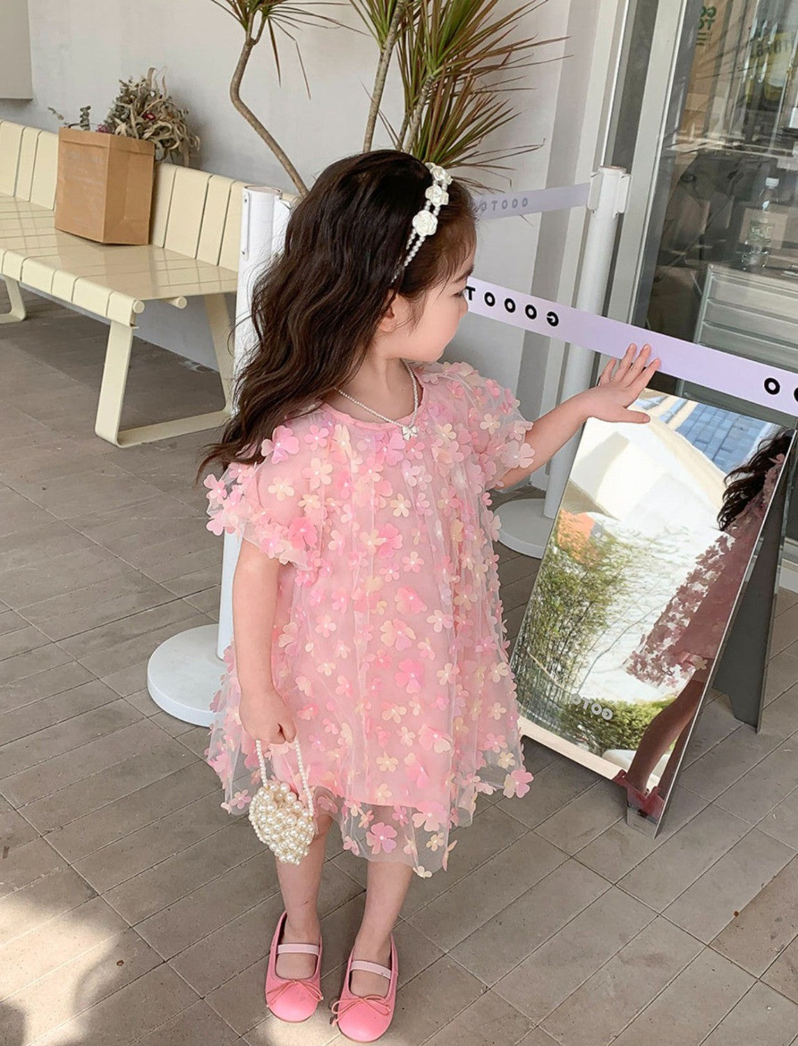 3D Tulle Children's Dress