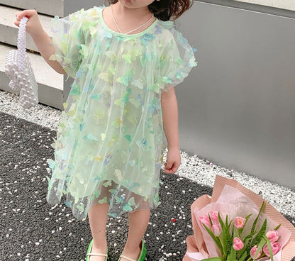 3D Tulle Children's Dress