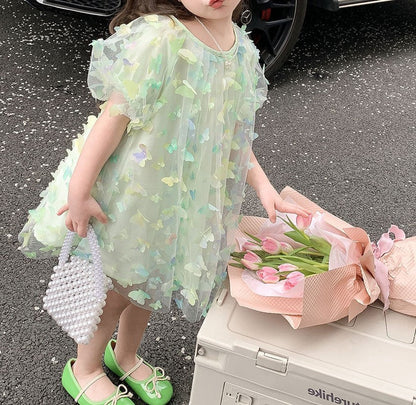 3D Tulle Children's Dress