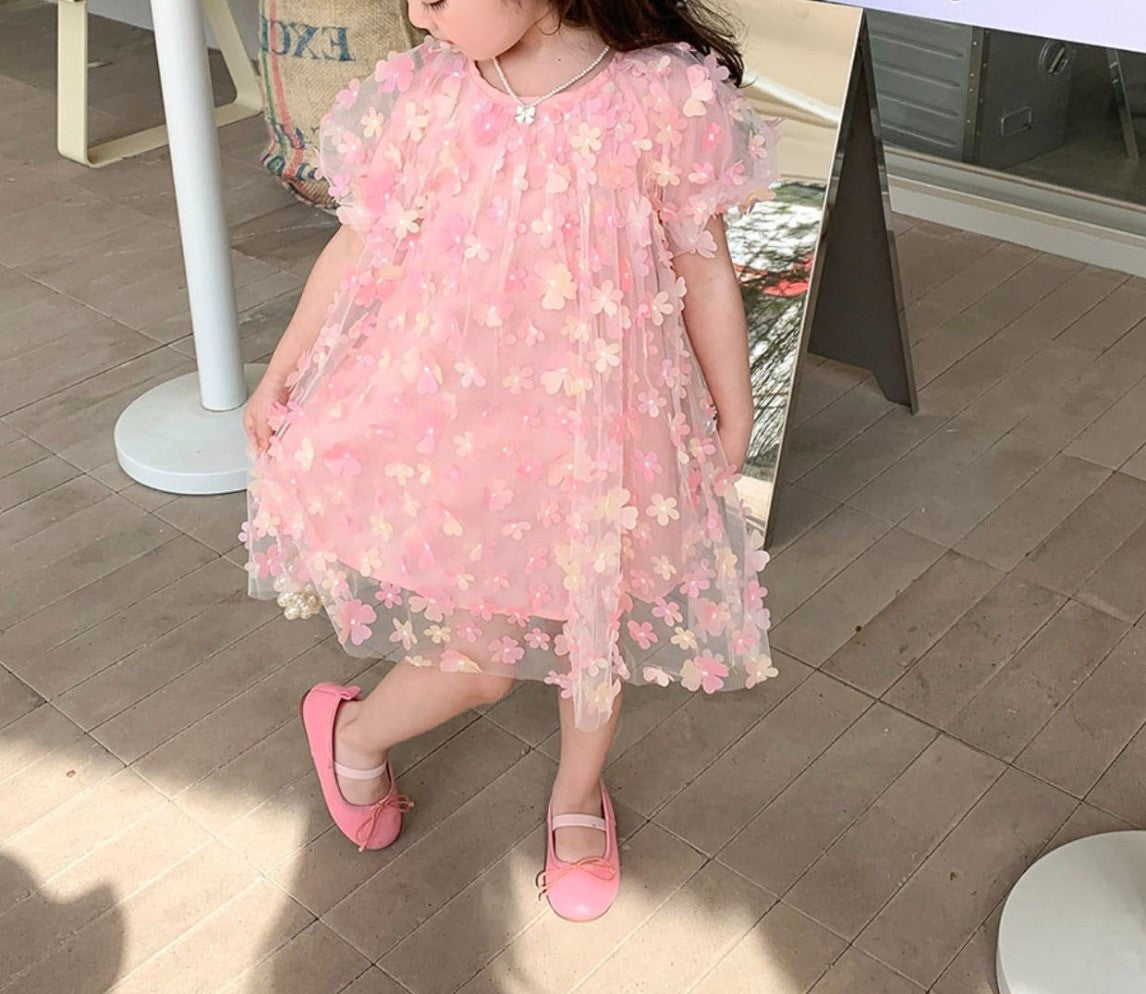 3D Tulle Children's Dress