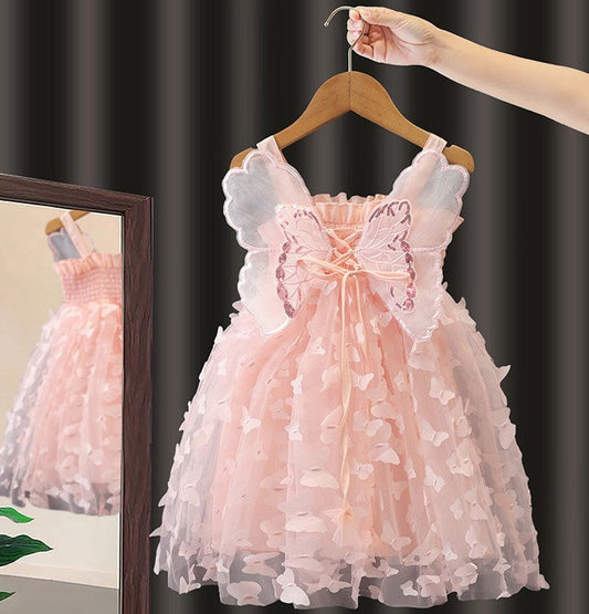 Butterfly Wing Tulle Dress