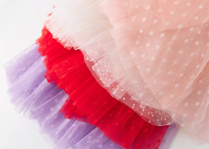 Colorful Polka Dot Tulle Children's Dress