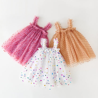 Children's Polka Dot Dress Colors