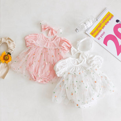 Tulle Body Flowers + Bow