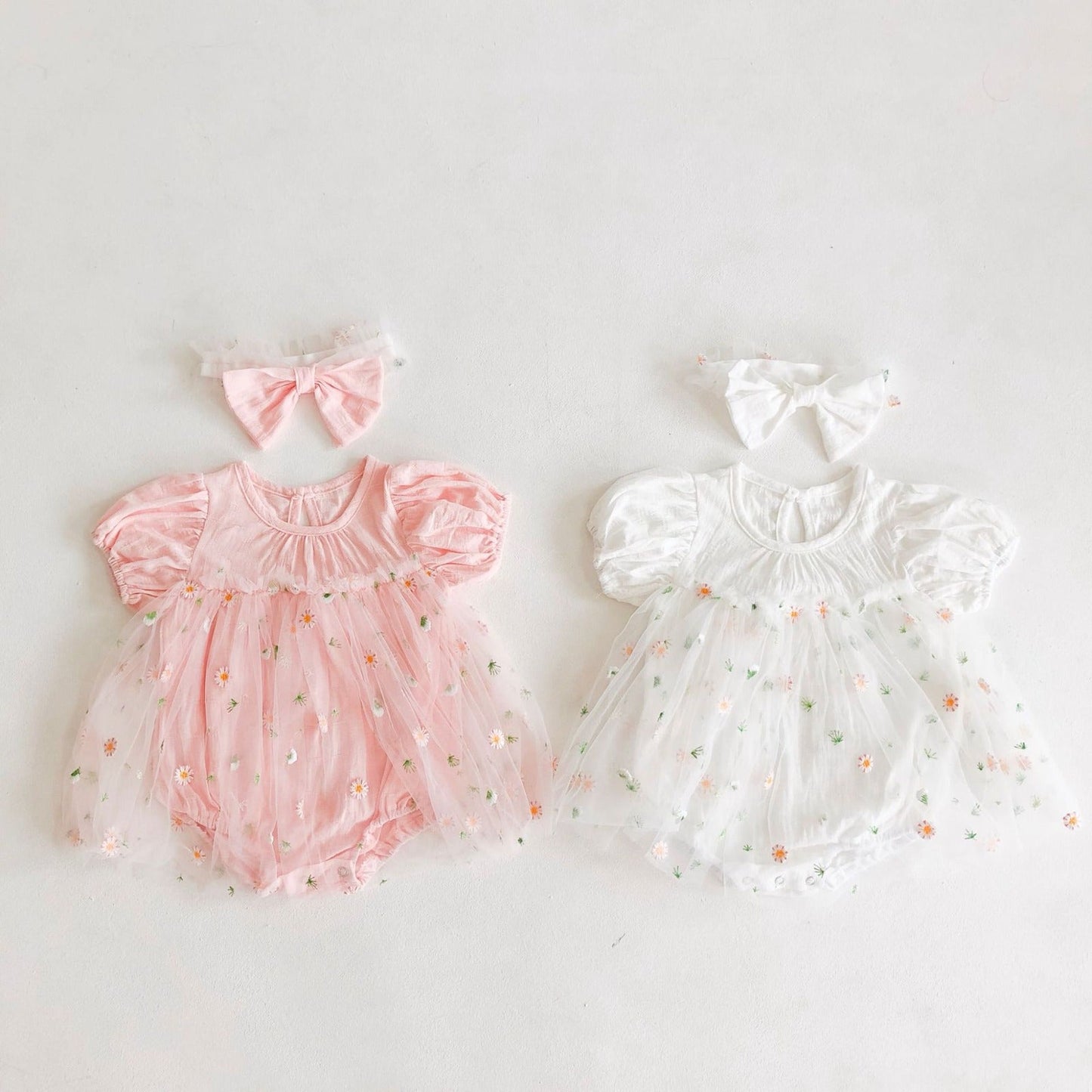 Tulle Body Flowers + Bow