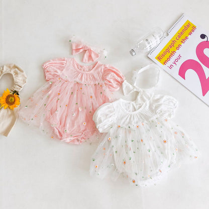 Tulle Body Flowers + Bow