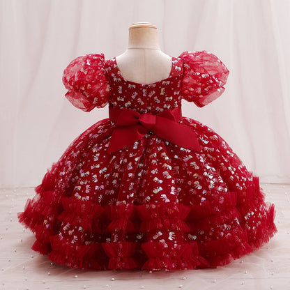 Children's Bow Party Dress