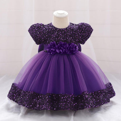 Children's Bright Flowers Dress