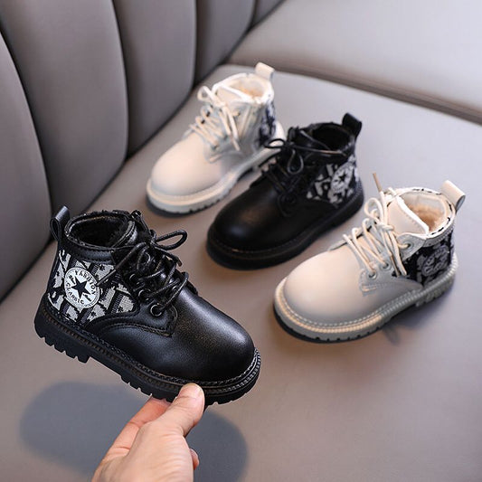 Autumn Winter Girls Boys Boot Shoes Kids Children Baby