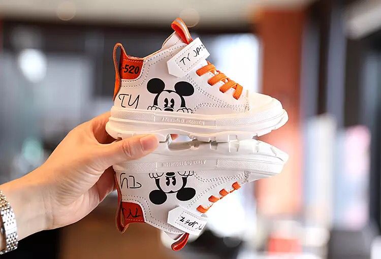 Autumn Winter Mickey mouse  sneakers  /Shoes For Girls for Boys/ Sports tennis Shoes